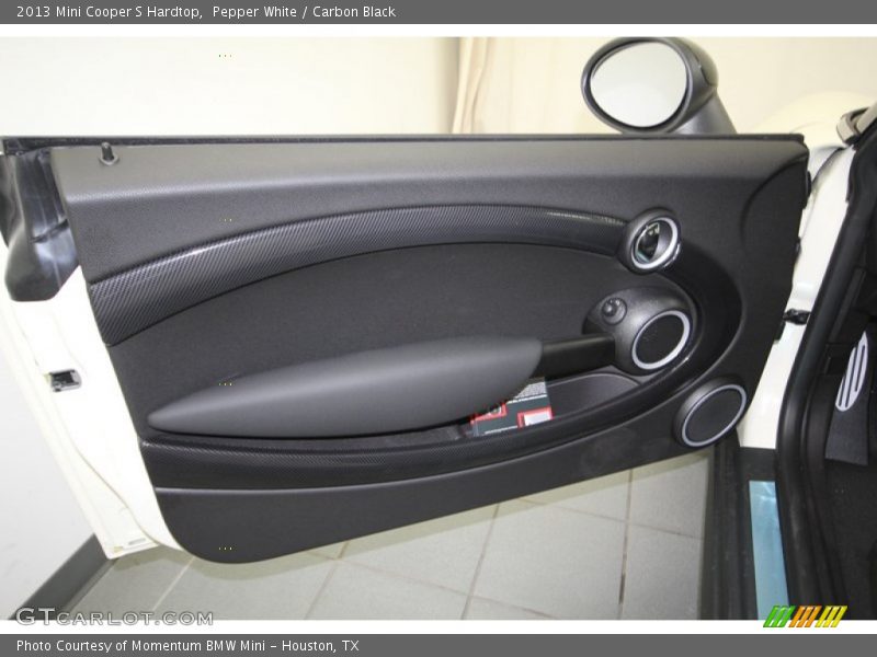 Pepper White / Carbon Black 2013 Mini Cooper S Hardtop