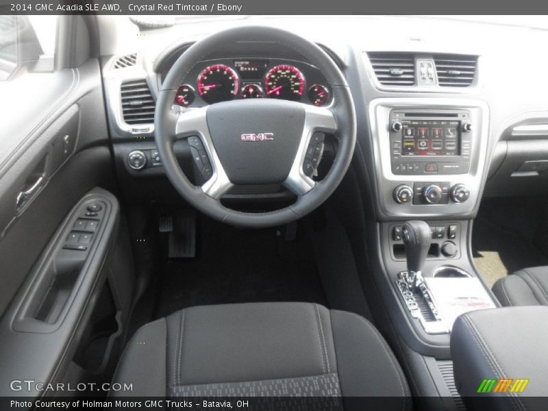 Dashboard of 2014 Acadia SLE AWD