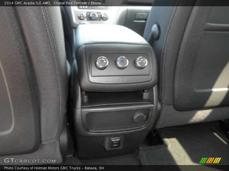 Controls of 2014 Acadia SLE AWD