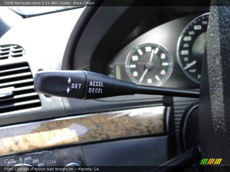 Black / Black 2008 Mercedes-Benz E 63 AMG Sedan