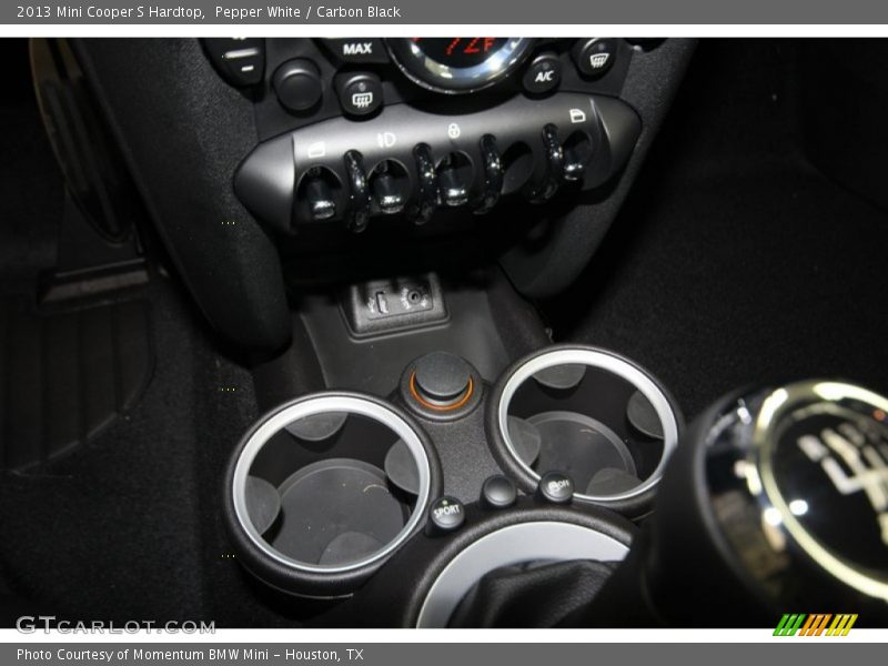 Pepper White / Carbon Black 2013 Mini Cooper S Hardtop