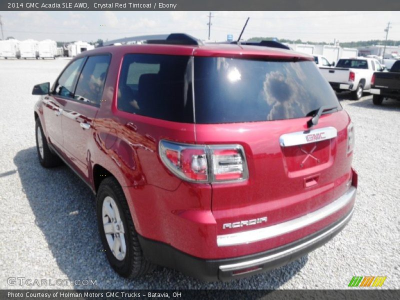 Crystal Red Tintcoat / Ebony 2014 GMC Acadia SLE AWD