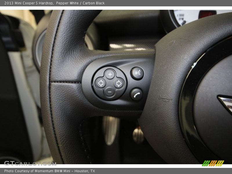 Pepper White / Carbon Black 2013 Mini Cooper S Hardtop