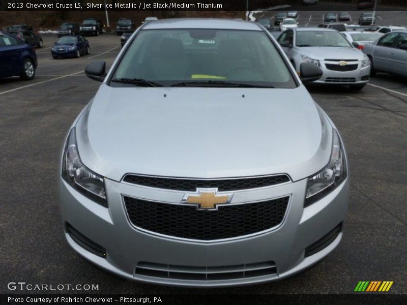 Silver Ice Metallic / Jet Black/Medium Titanium 2013 Chevrolet Cruze LS