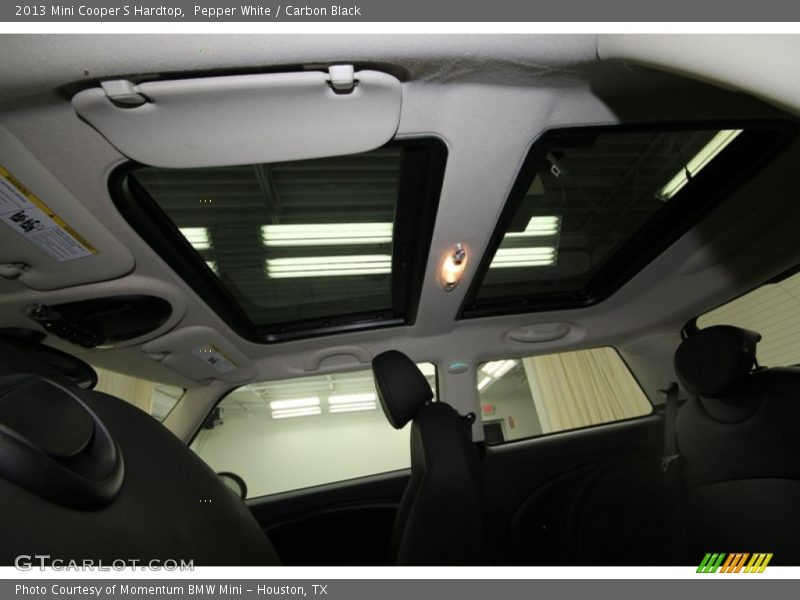 Pepper White / Carbon Black 2013 Mini Cooper S Hardtop