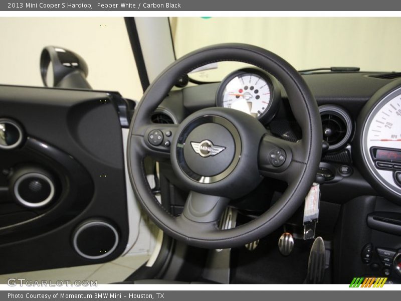 Pepper White / Carbon Black 2013 Mini Cooper S Hardtop
