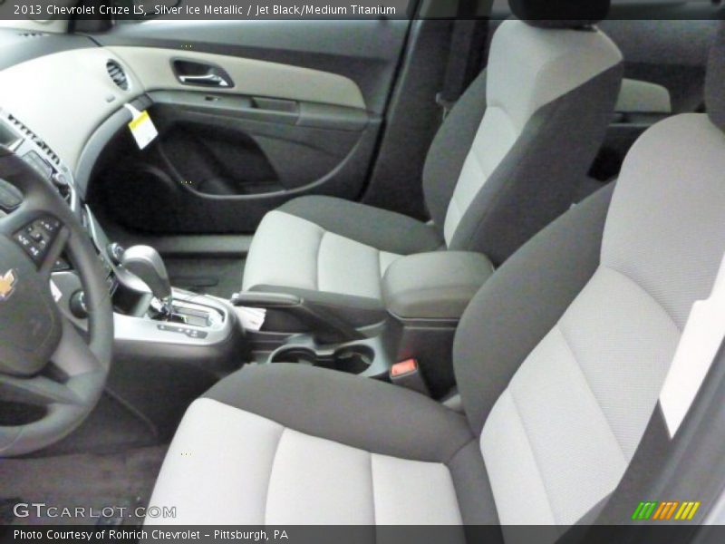 Silver Ice Metallic / Jet Black/Medium Titanium 2013 Chevrolet Cruze LS