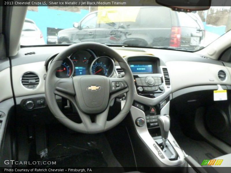 Silver Ice Metallic / Jet Black/Medium Titanium 2013 Chevrolet Cruze LS