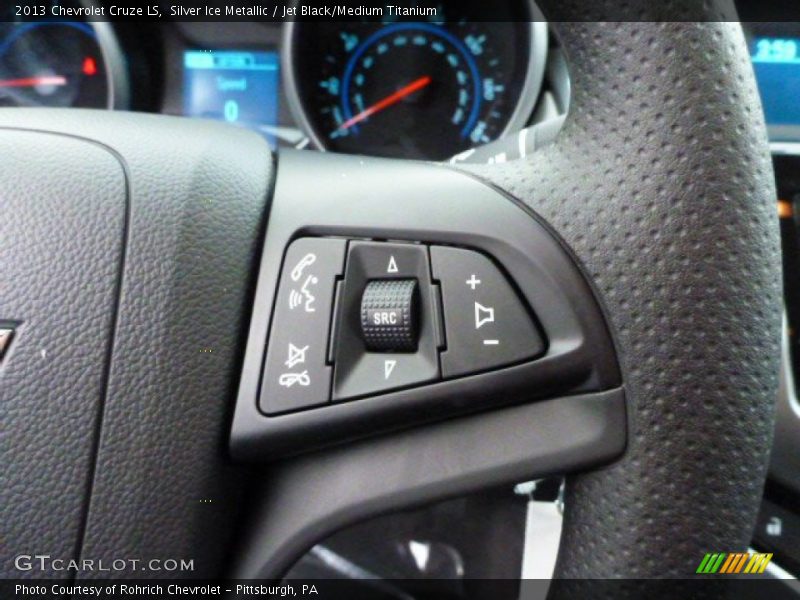Silver Ice Metallic / Jet Black/Medium Titanium 2013 Chevrolet Cruze LS