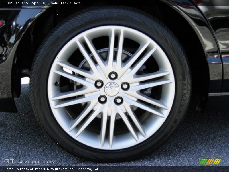 Ebony Black / Dove 2005 Jaguar S-Type 3.0