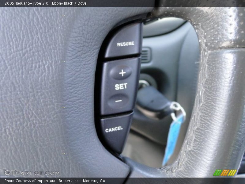 Ebony Black / Dove 2005 Jaguar S-Type 3.0