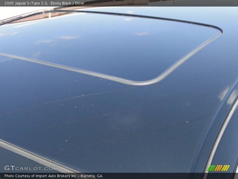 Ebony Black / Dove 2005 Jaguar S-Type 3.0