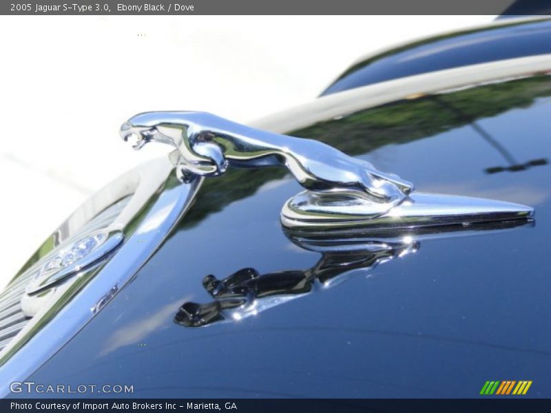 Ebony Black / Dove 2005 Jaguar S-Type 3.0