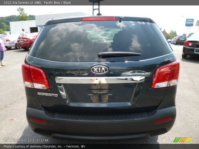 Pacific Blue / Black 2012 Kia Sorento LX AWD