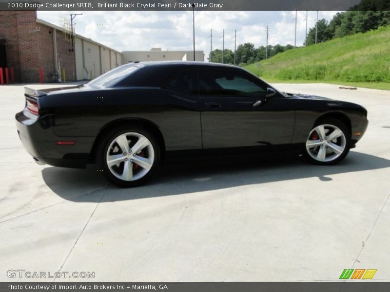 Brilliant Black Crystal Pearl / Dark Slate Gray 2010 Dodge Challenger SRT8