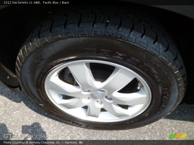 Pacific Blue / Black 2012 Kia Sorento LX AWD