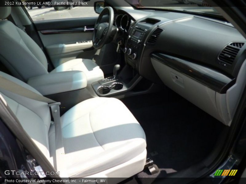Pacific Blue / Black 2012 Kia Sorento LX AWD