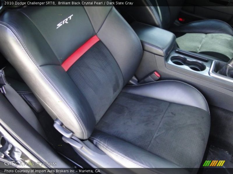 Brilliant Black Crystal Pearl / Dark Slate Gray 2010 Dodge Challenger SRT8