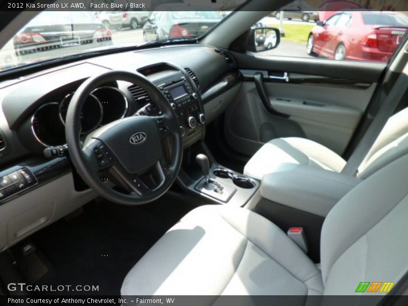 Pacific Blue / Black 2012 Kia Sorento LX AWD