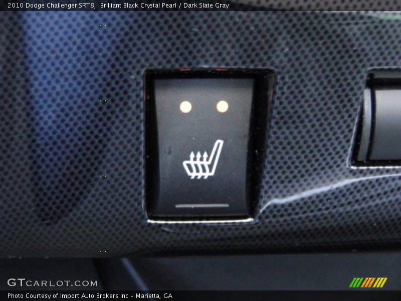 Brilliant Black Crystal Pearl / Dark Slate Gray 2010 Dodge Challenger SRT8