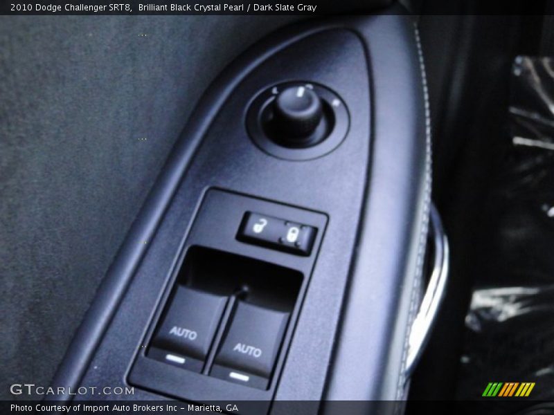 Brilliant Black Crystal Pearl / Dark Slate Gray 2010 Dodge Challenger SRT8