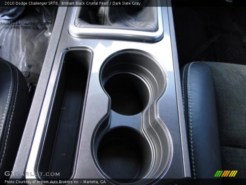 Brilliant Black Crystal Pearl / Dark Slate Gray 2010 Dodge Challenger SRT8