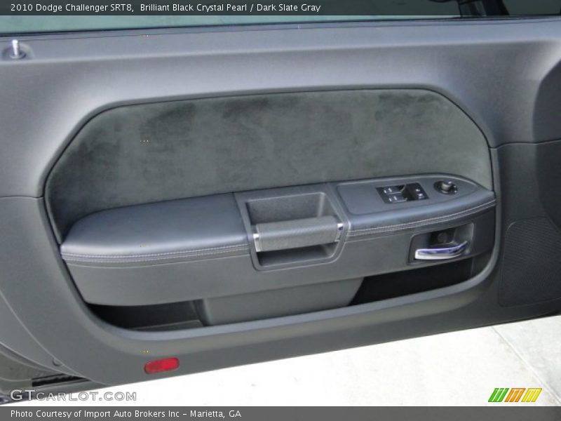 Brilliant Black Crystal Pearl / Dark Slate Gray 2010 Dodge Challenger SRT8