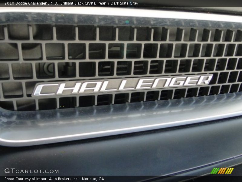 Brilliant Black Crystal Pearl / Dark Slate Gray 2010 Dodge Challenger SRT8