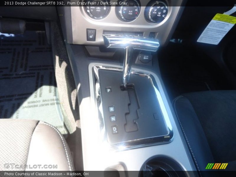 Plum Crazy Pearl / Dark Slate Gray 2013 Dodge Challenger SRT8 392