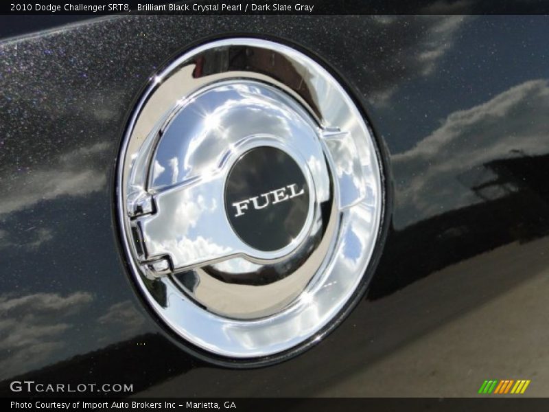 Brilliant Black Crystal Pearl / Dark Slate Gray 2010 Dodge Challenger SRT8