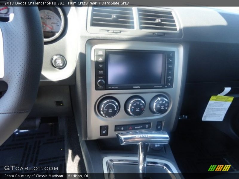 Plum Crazy Pearl / Dark Slate Gray 2013 Dodge Challenger SRT8 392