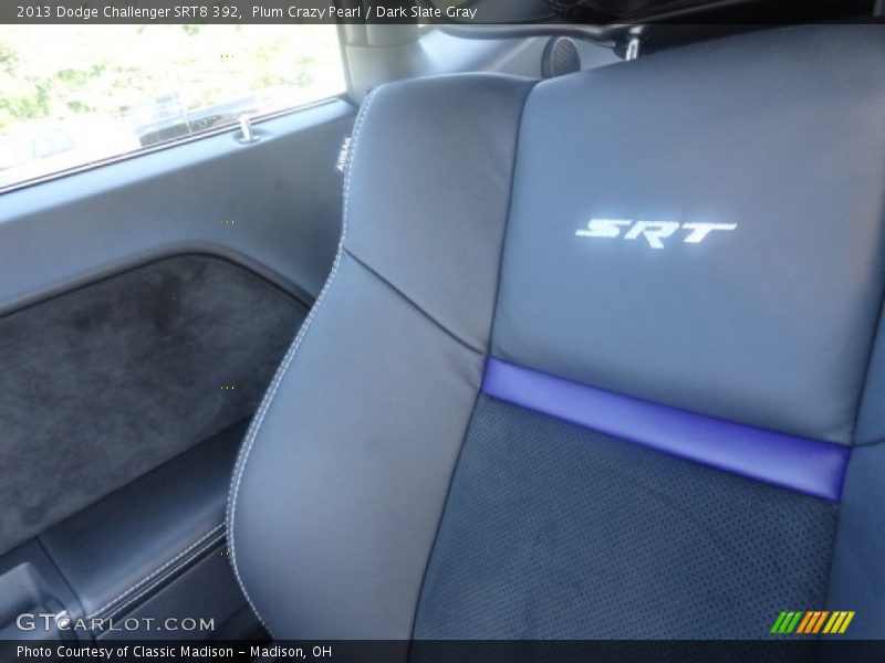 Plum Crazy Pearl / Dark Slate Gray 2013 Dodge Challenger SRT8 392