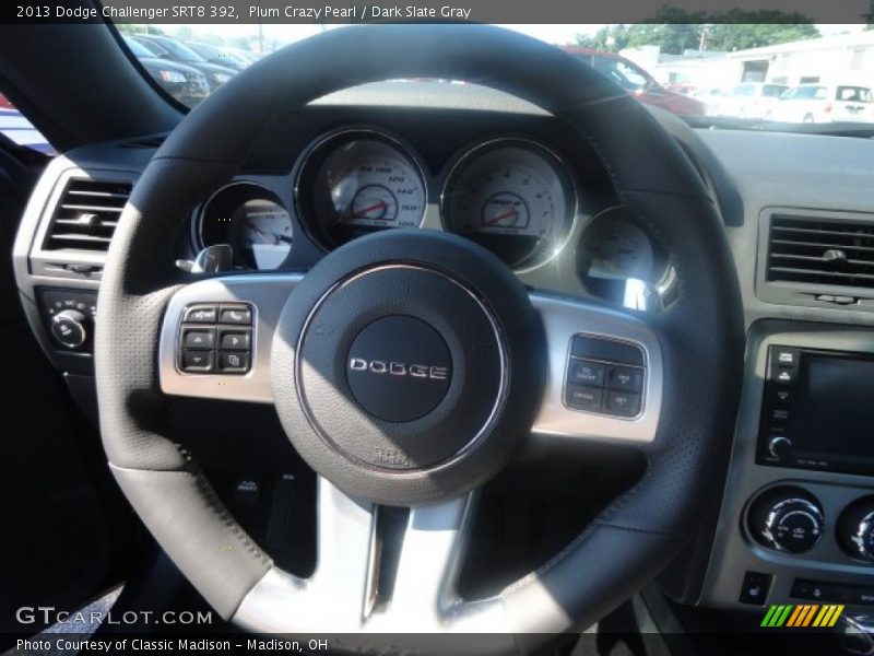 Plum Crazy Pearl / Dark Slate Gray 2013 Dodge Challenger SRT8 392