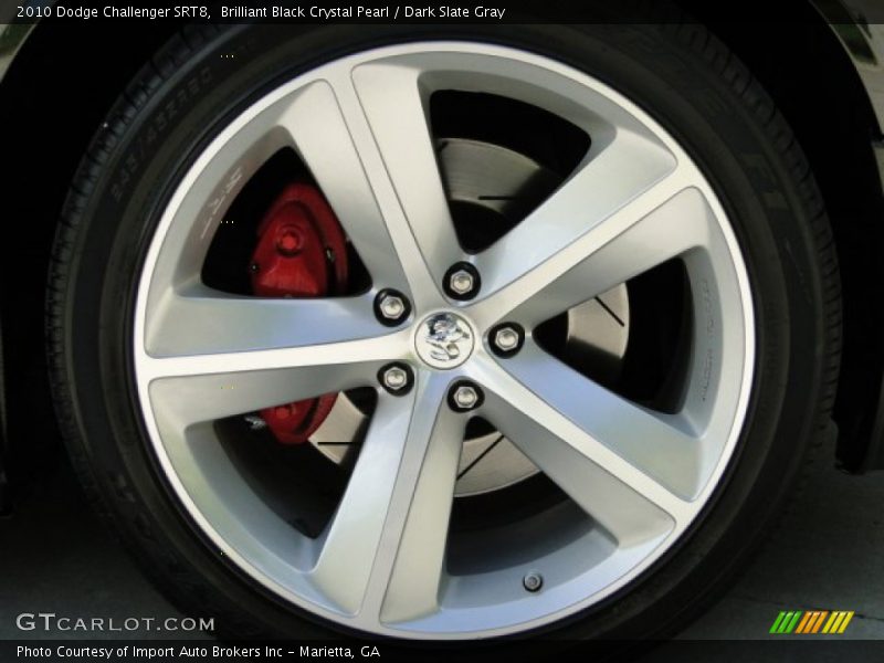 Brilliant Black Crystal Pearl / Dark Slate Gray 2010 Dodge Challenger SRT8