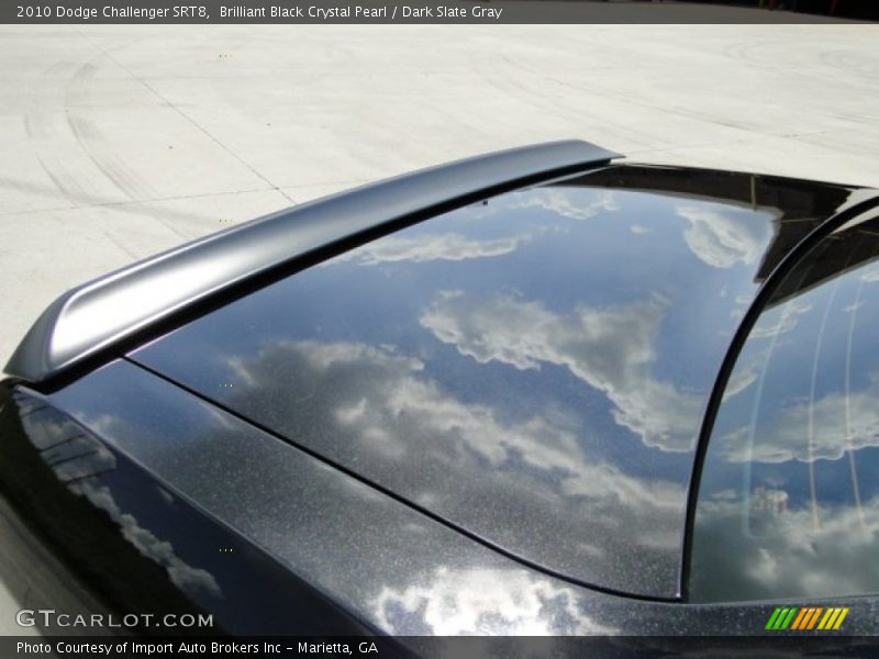 Brilliant Black Crystal Pearl / Dark Slate Gray 2010 Dodge Challenger SRT8