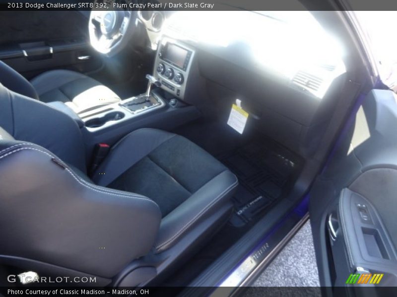 Plum Crazy Pearl / Dark Slate Gray 2013 Dodge Challenger SRT8 392