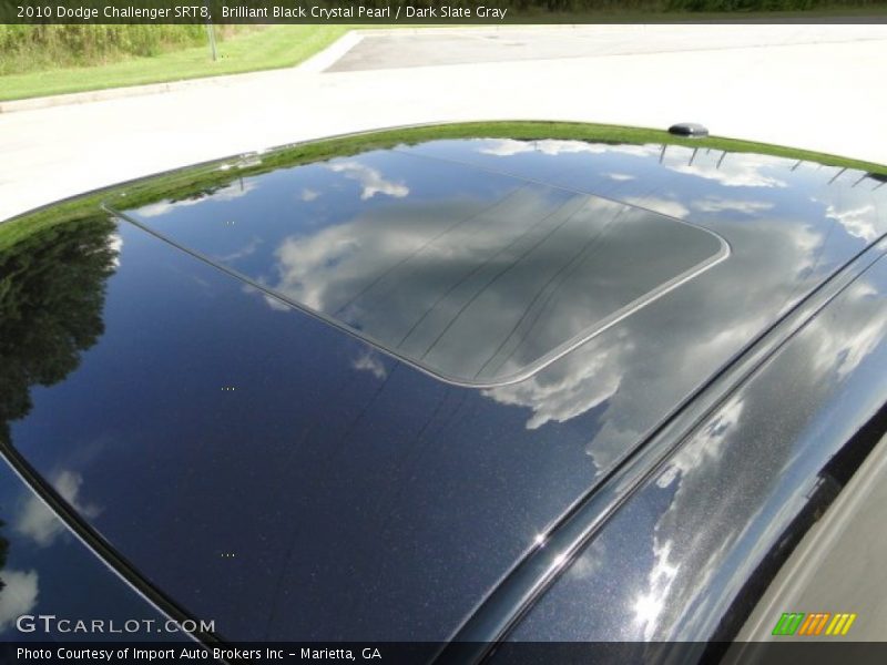 Brilliant Black Crystal Pearl / Dark Slate Gray 2010 Dodge Challenger SRT8