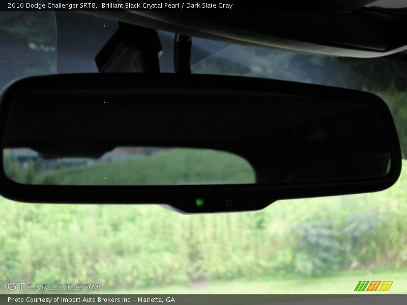 Brilliant Black Crystal Pearl / Dark Slate Gray 2010 Dodge Challenger SRT8