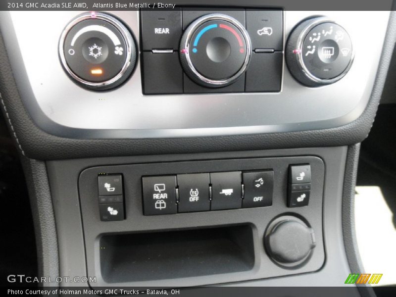 Atlantis Blue Metallic / Ebony 2014 GMC Acadia SLE AWD