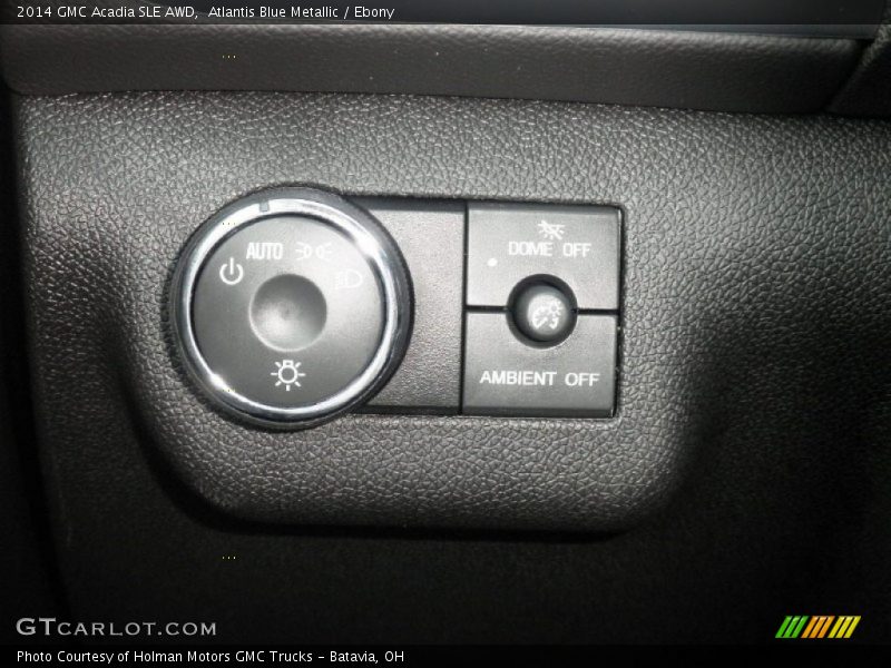 Atlantis Blue Metallic / Ebony 2014 GMC Acadia SLE AWD