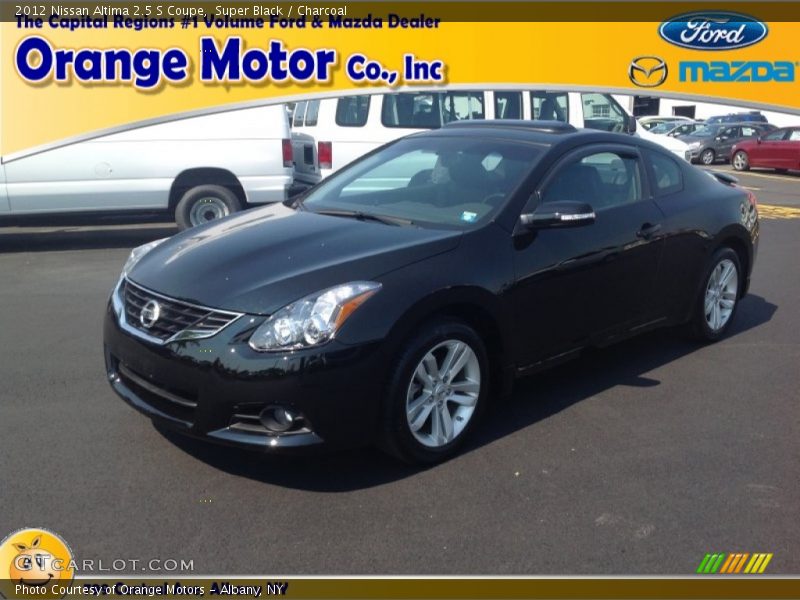 Super Black / Charcoal 2012 Nissan Altima 2.5 S Coupe