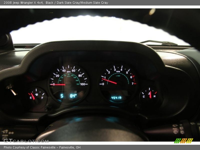 Black / Dark Slate Gray/Medium Slate Gray 2008 Jeep Wrangler X 4x4