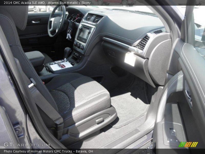 Atlantis Blue Metallic / Ebony 2014 GMC Acadia SLE AWD