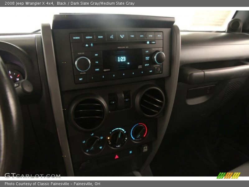 Black / Dark Slate Gray/Medium Slate Gray 2008 Jeep Wrangler X 4x4