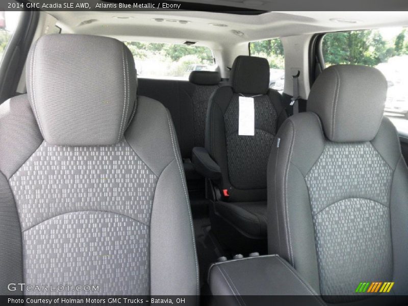 Atlantis Blue Metallic / Ebony 2014 GMC Acadia SLE AWD