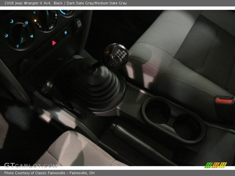 Black / Dark Slate Gray/Medium Slate Gray 2008 Jeep Wrangler X 4x4