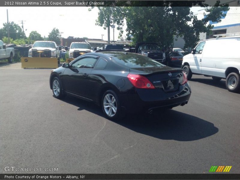 Super Black / Charcoal 2012 Nissan Altima 2.5 S Coupe