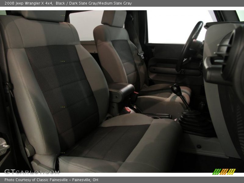 Black / Dark Slate Gray/Medium Slate Gray 2008 Jeep Wrangler X 4x4
