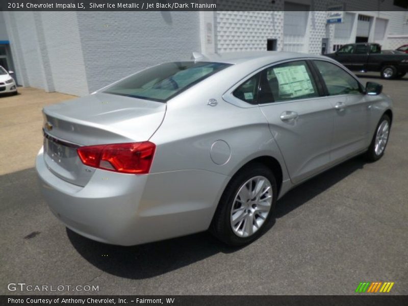 Silver Ice Metallic / Jet Black/Dark Titanium 2014 Chevrolet Impala LS