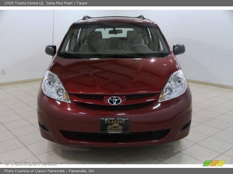 Salsa Red Pearl / Taupe 2006 Toyota Sienna LE